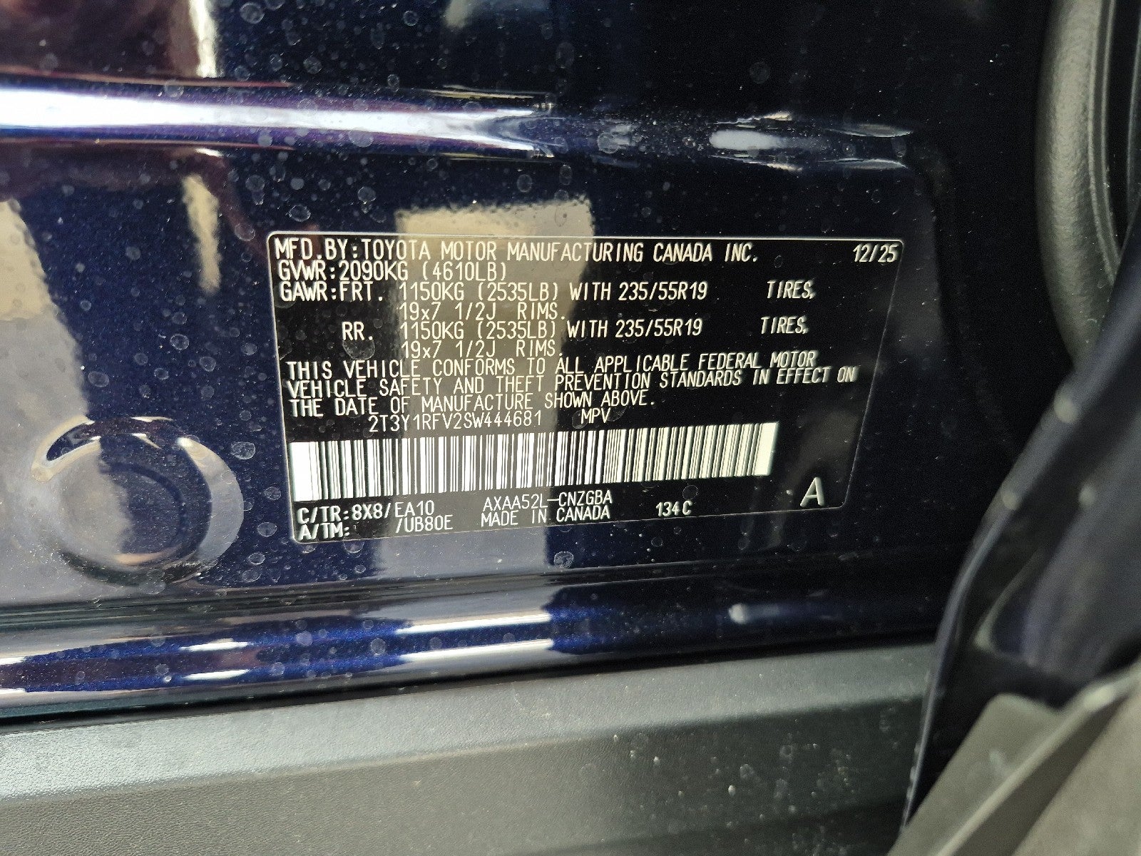 2025 Toyota RAV4 4DR FWD LIMITED