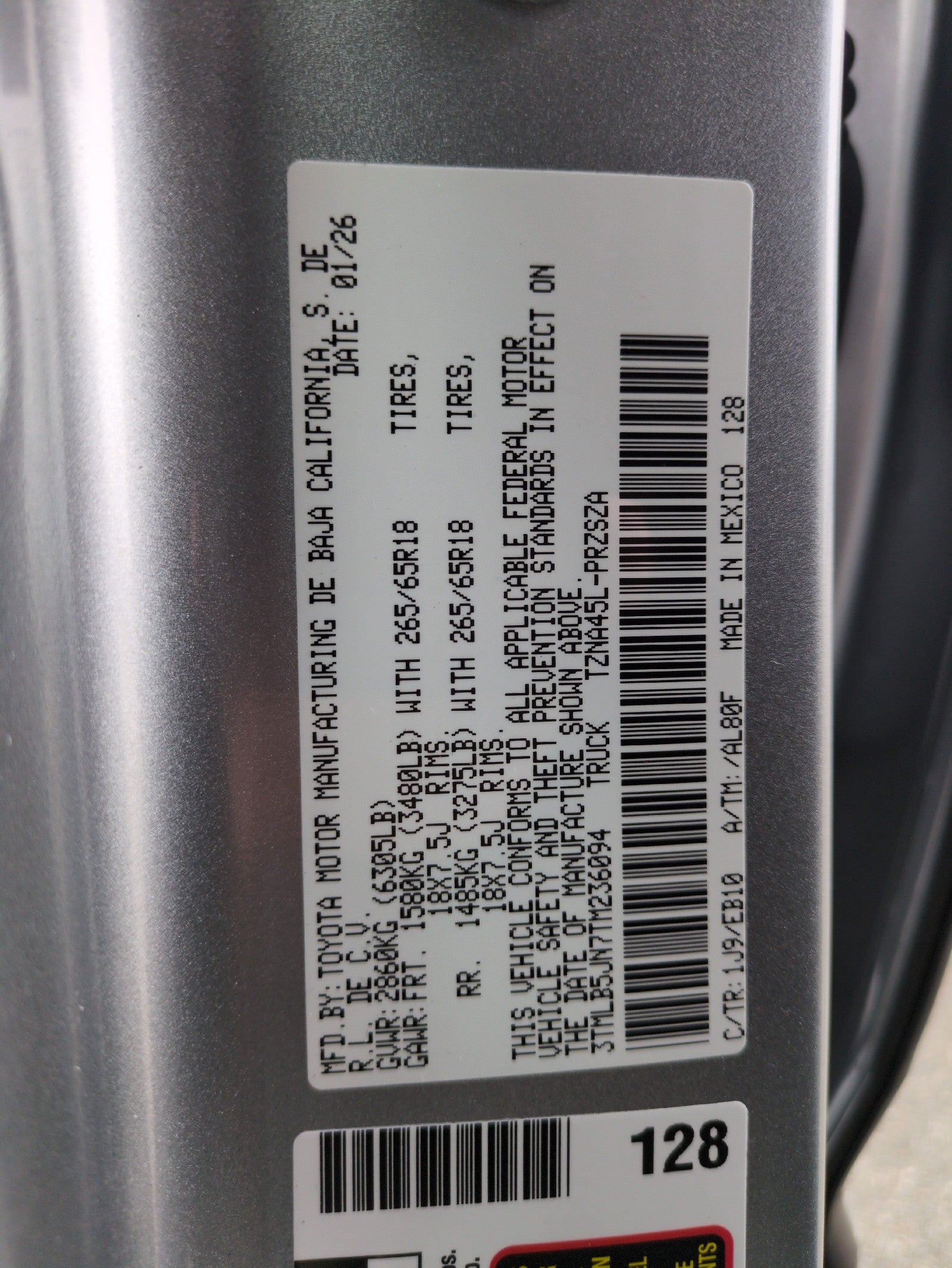 2026 Toyota Tacoma Limited