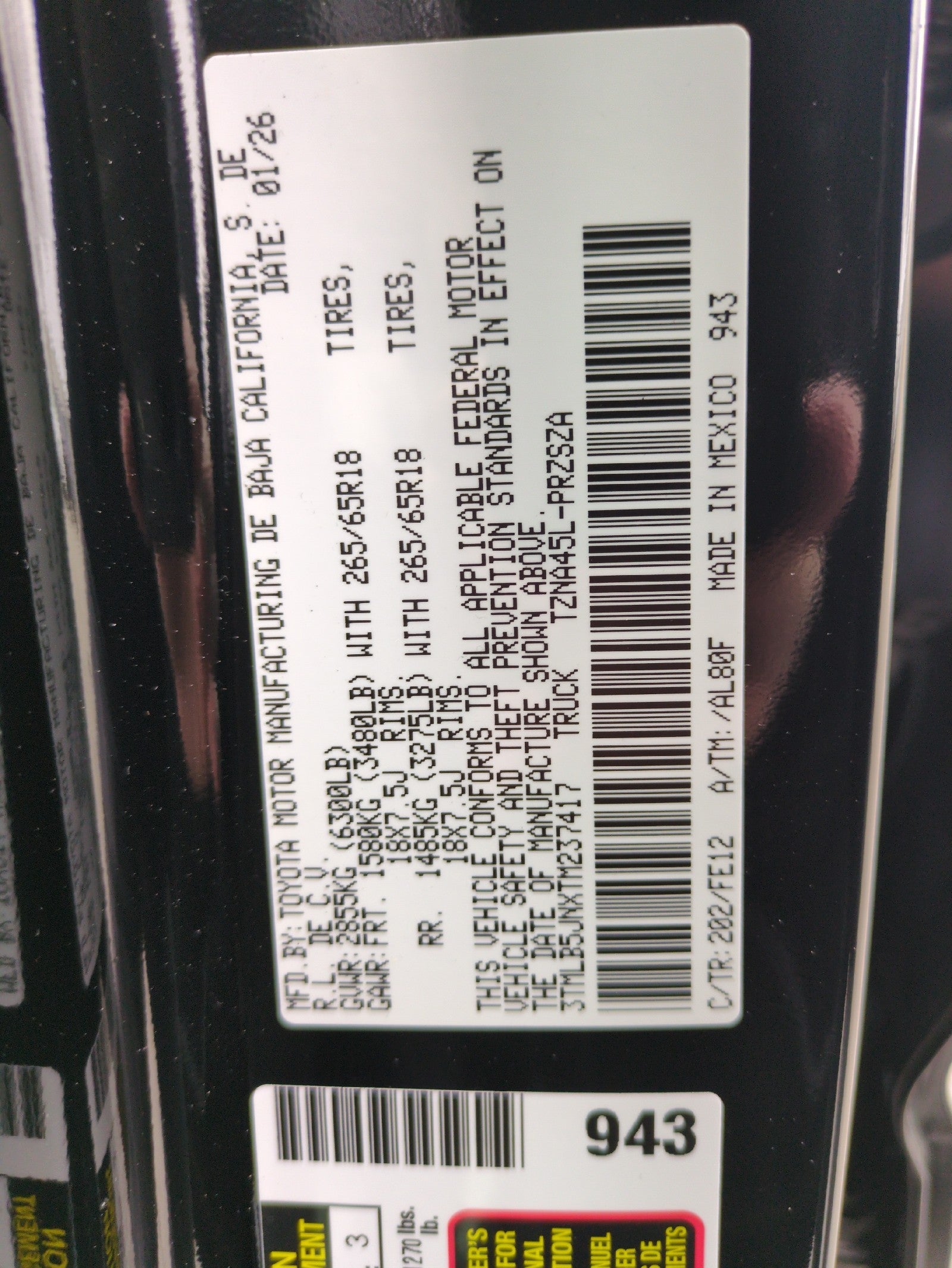 2026 Toyota Tacoma TRD Sport