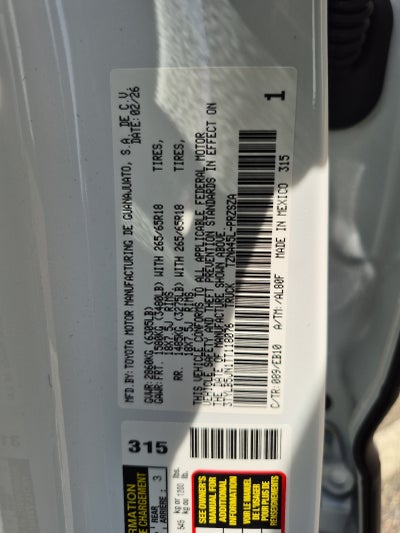 2026 Toyota Tacoma Limited