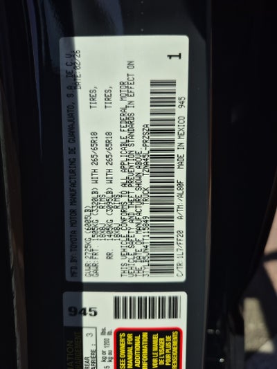 2026 Toyota Tacoma SR5