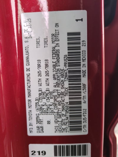 2026 Toyota Tacoma i-FORCE MAX TRD Off-Road i-FORCE MAX