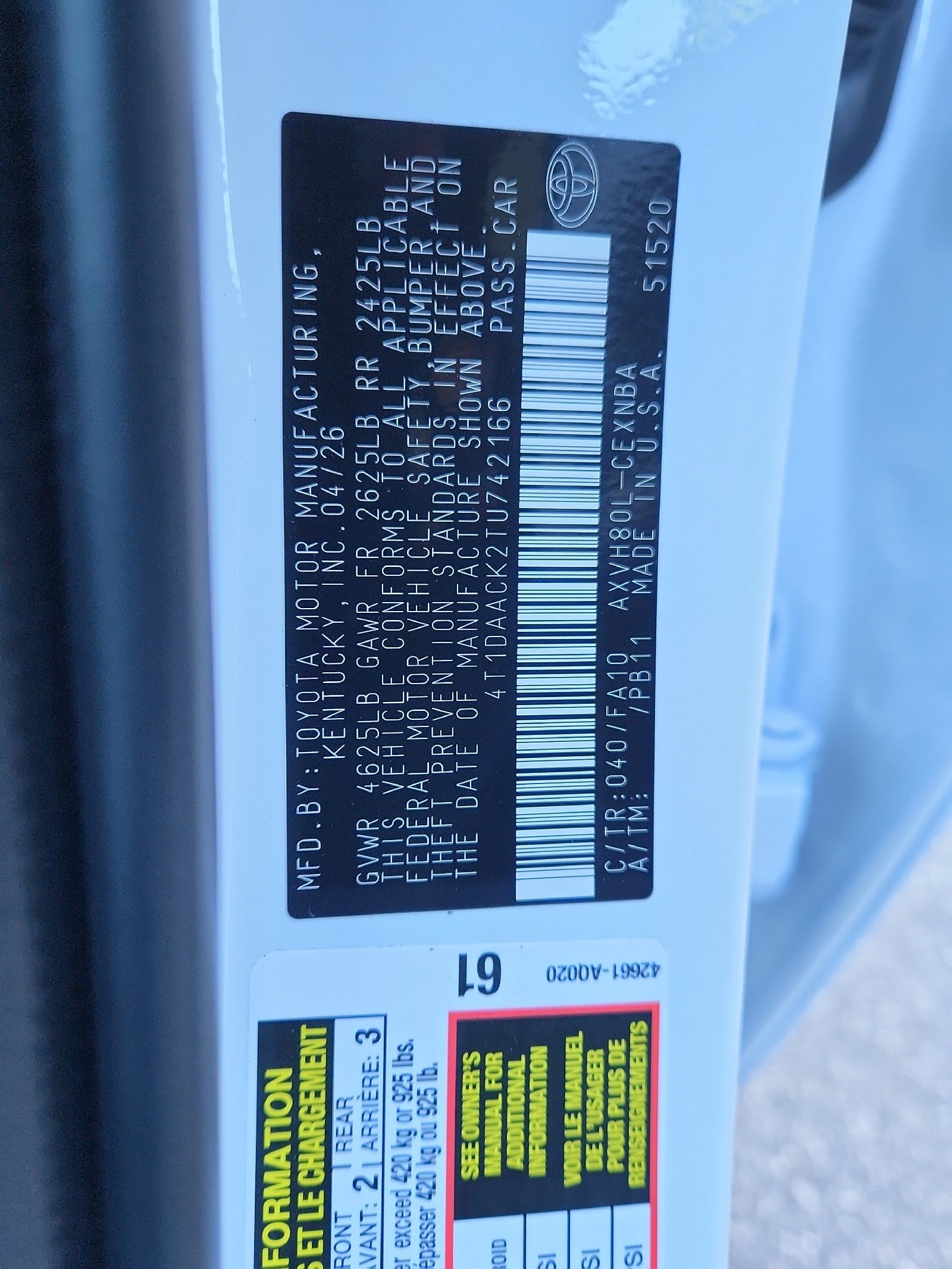 2026 Toyota Camry LE