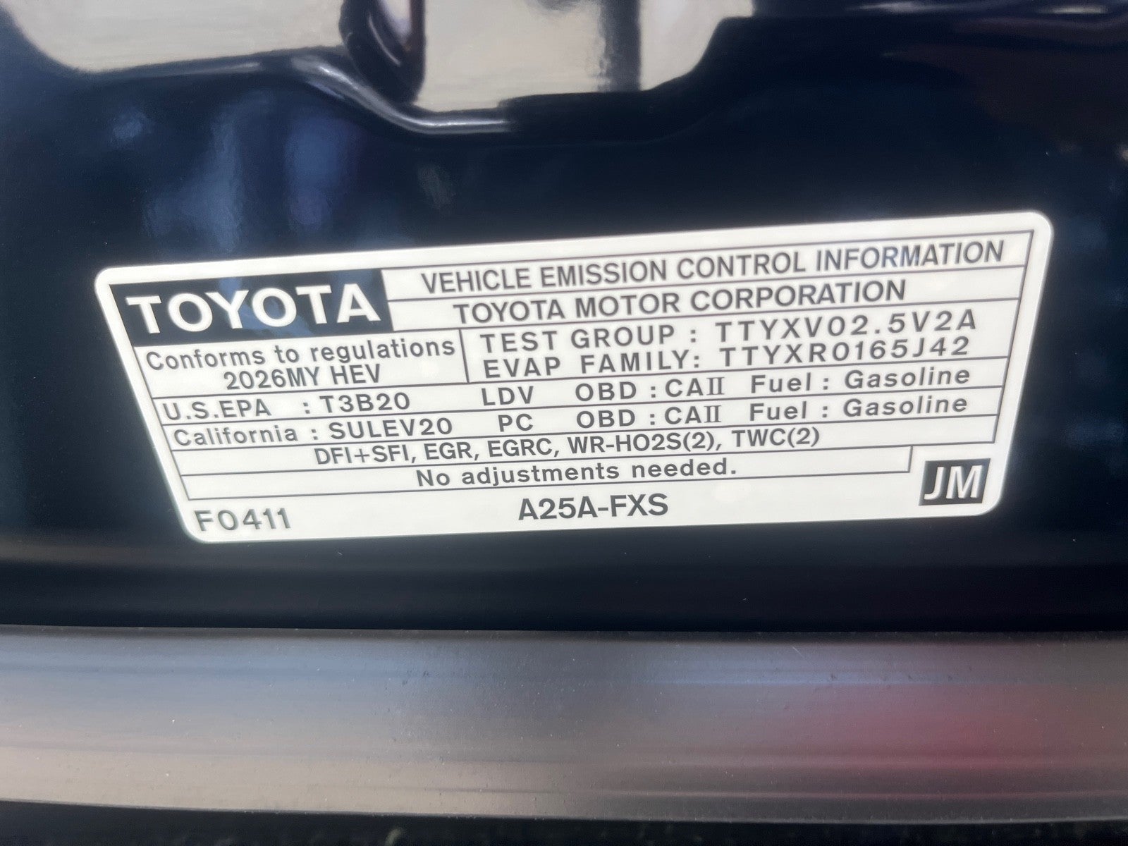 2026 Toyota Camry 4DR CVT HYB NIGHTSHA