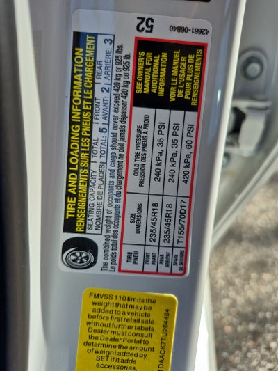 2026 Toyota Camry 4DR CVT HYB XLE