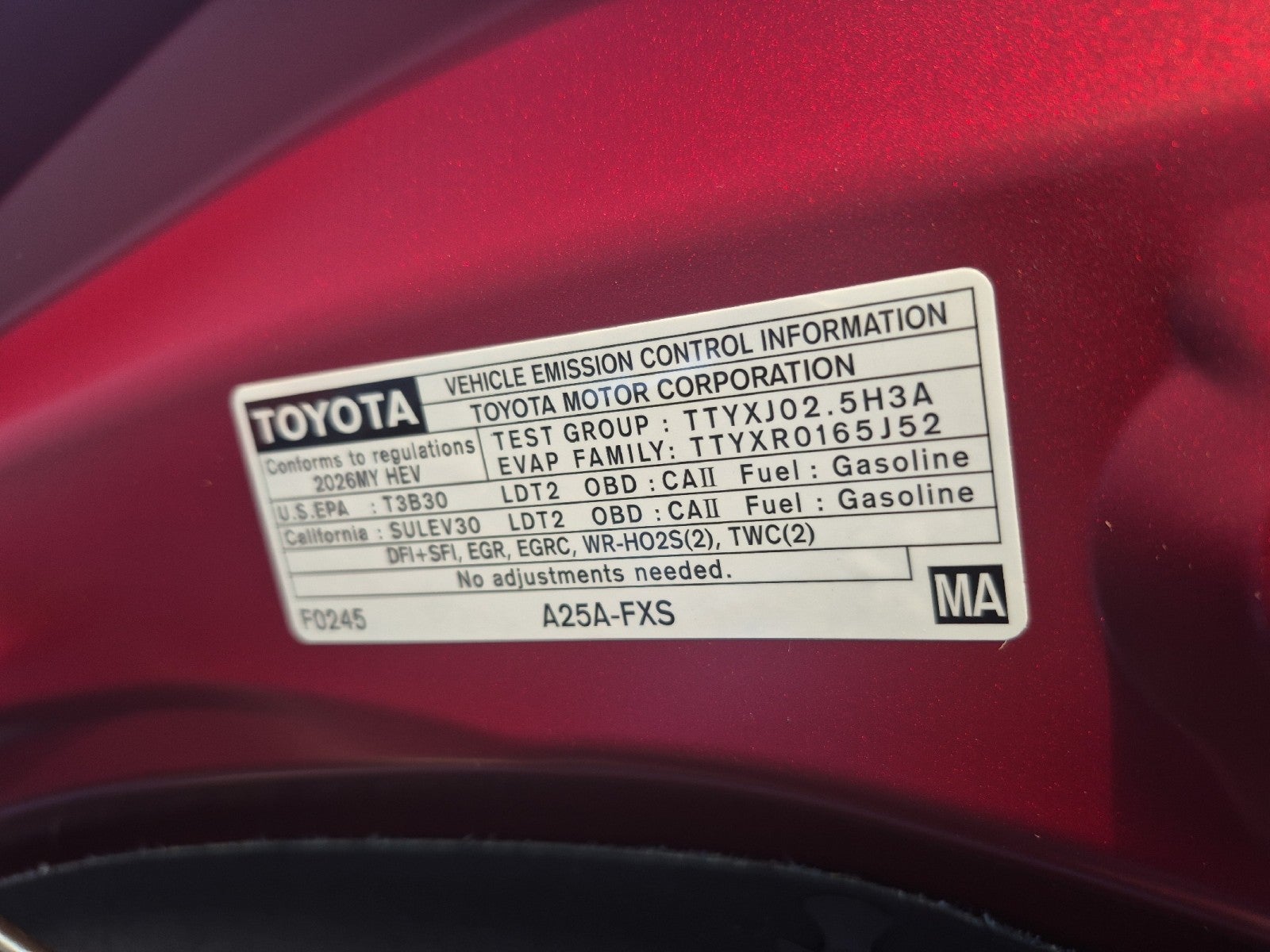 2026 Toyota Highlander Hybrid Hybrid XLE