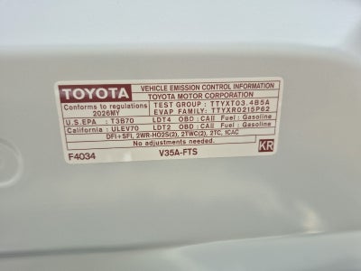2026 Toyota Tundra SR5