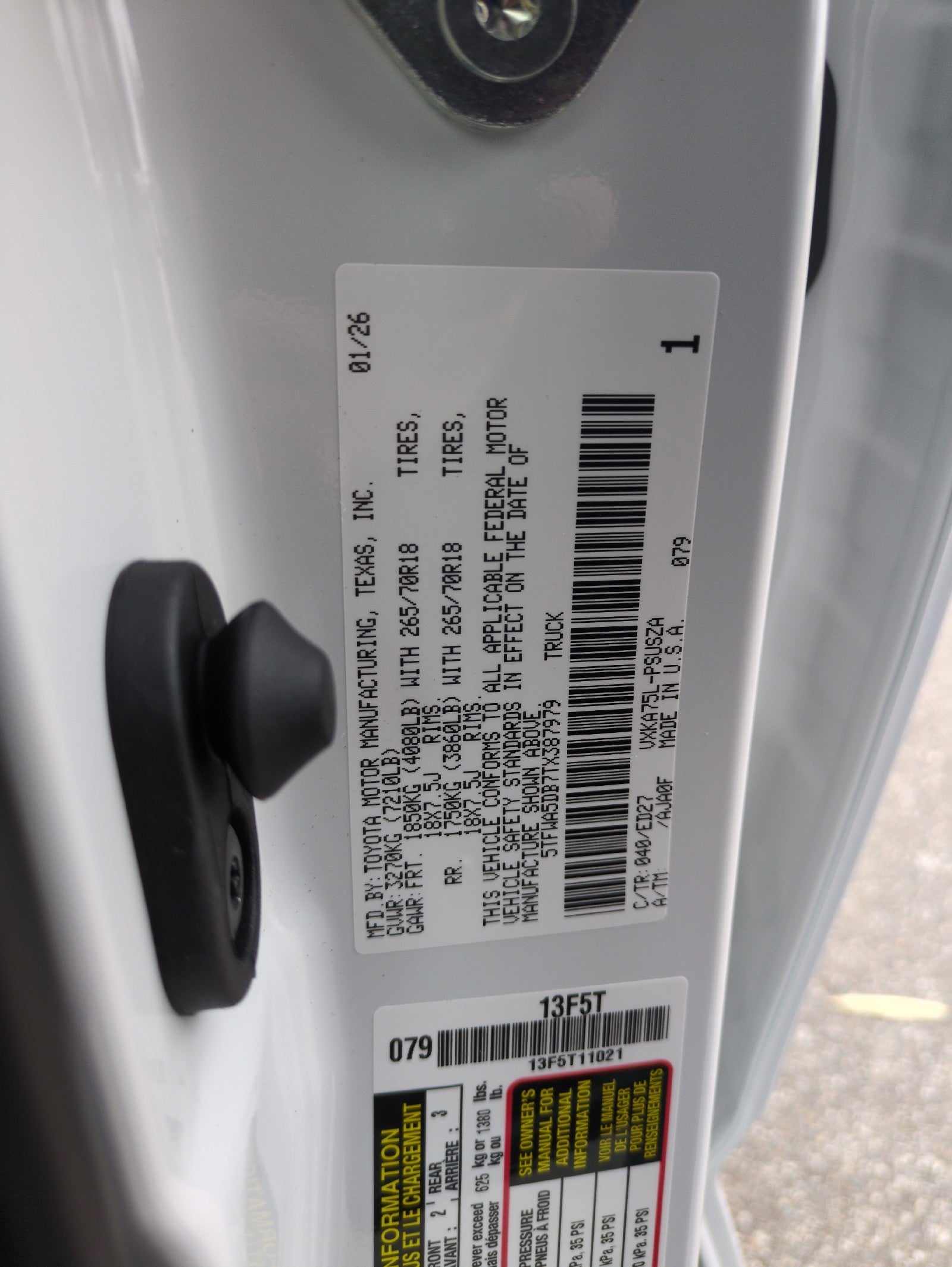 2026 Toyota Tundra SR5