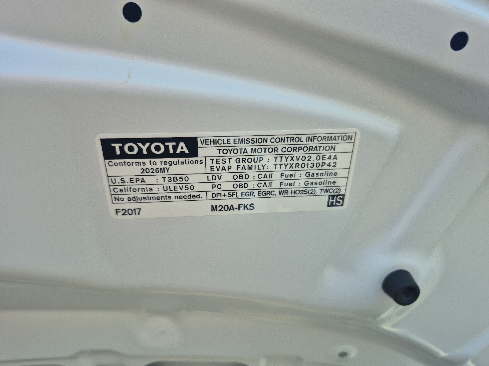 2026 Toyota Corolla 4DR CVT SE