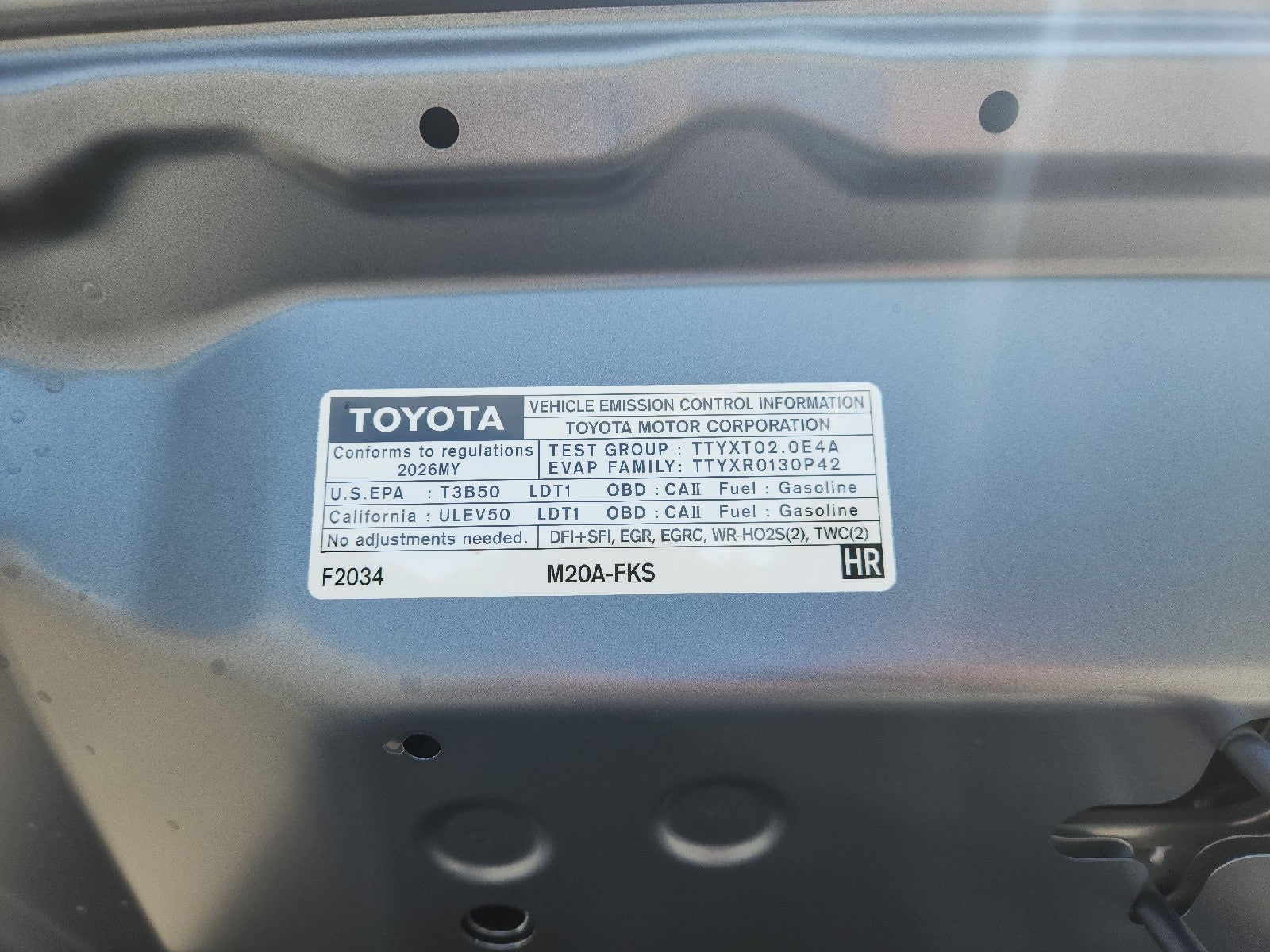 2026 Toyota Corolla Cross 4DR 2WD L