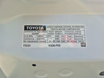 2026 Toyota Corolla Cross XLE