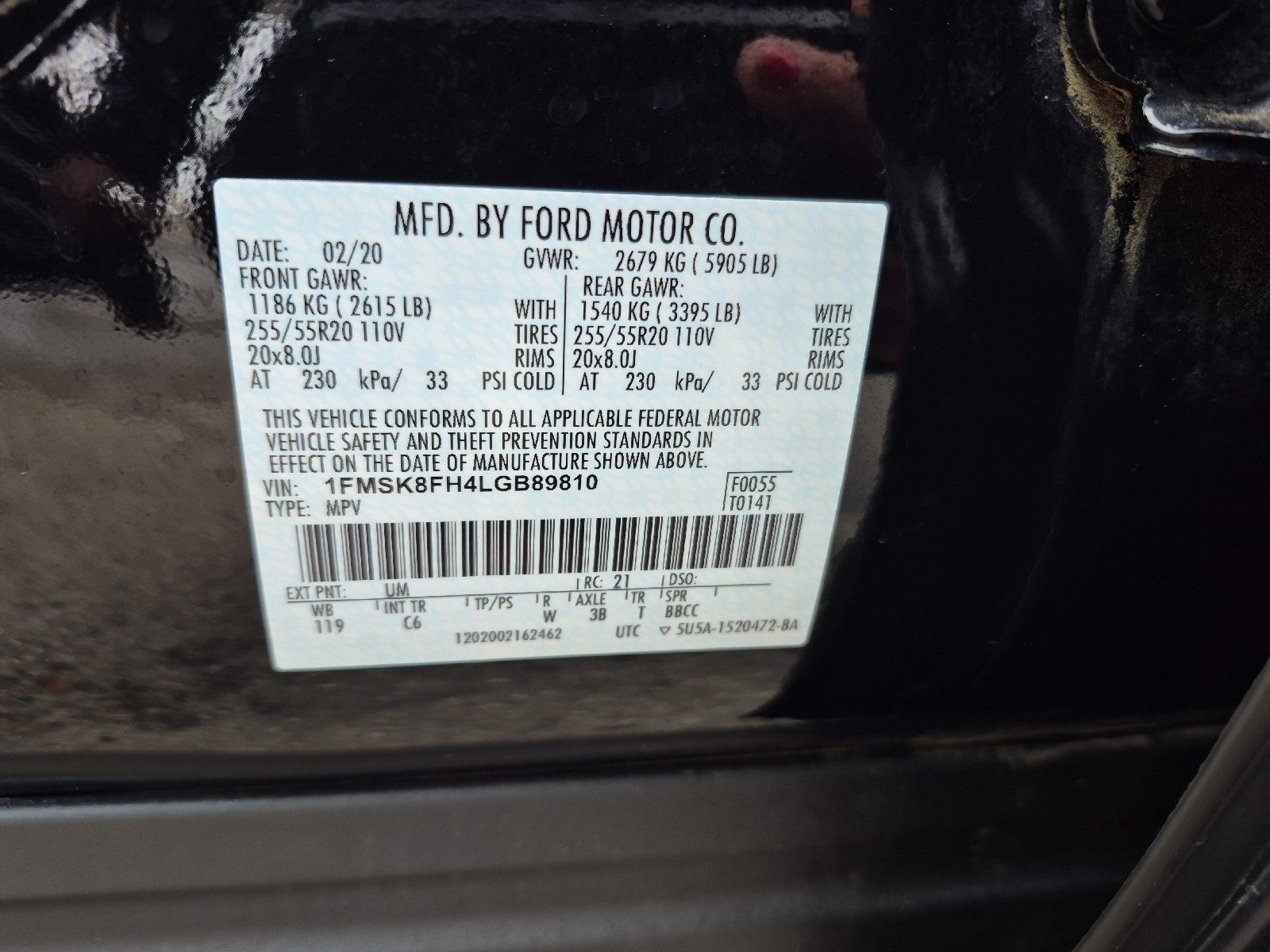 2020 Ford Explorer Limited