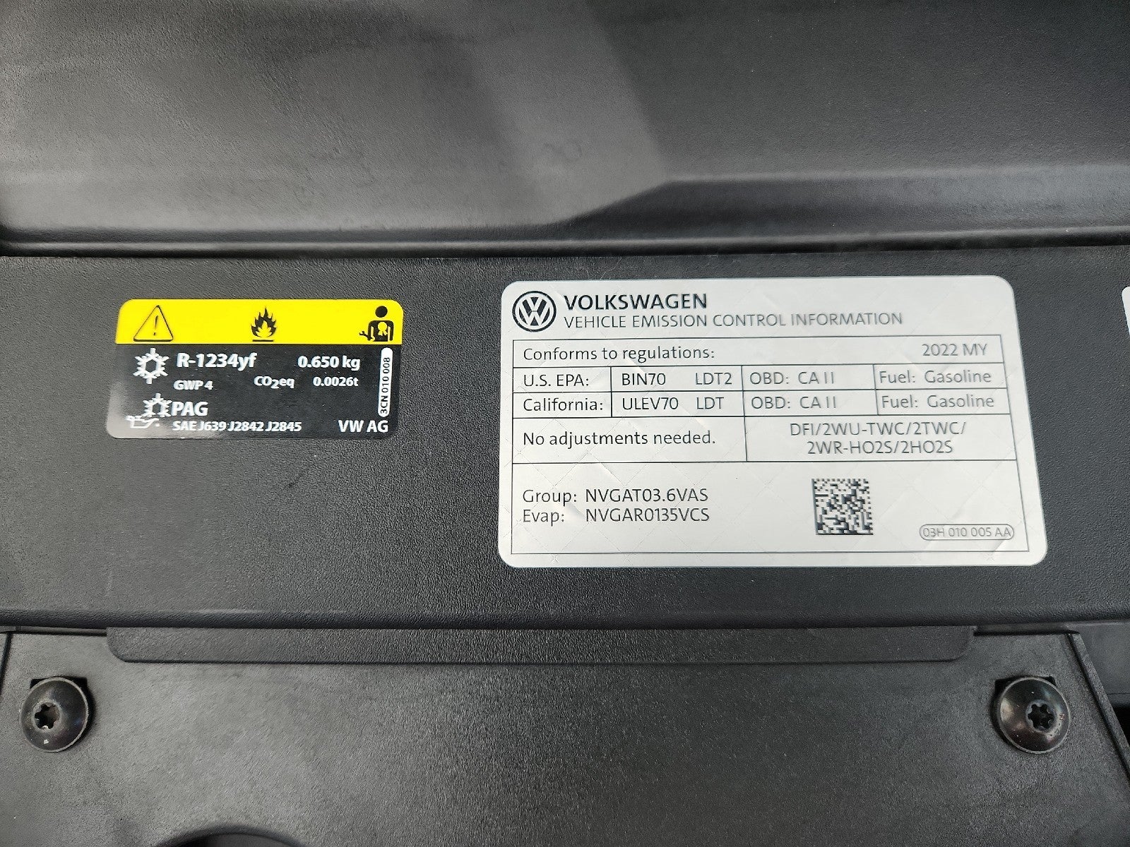 2022 Volkswagen Atlas 3.6L V6 SE w/Technology