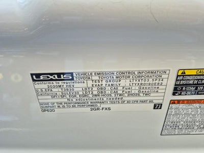 2020 Lexus RX RX 450h F SPORT Performance