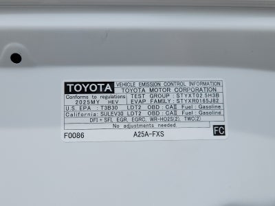 2025 Toyota RAV4 Hybrid LE
