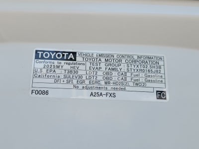 2025 Toyota RAV4 Hybrid XLE