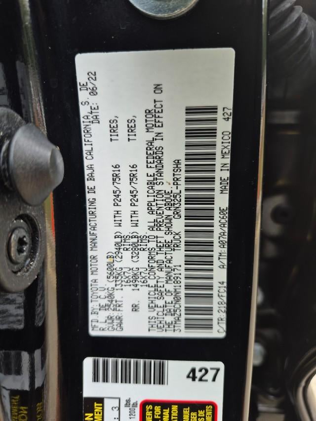 2022 Toyota Tacoma 2WD SR5