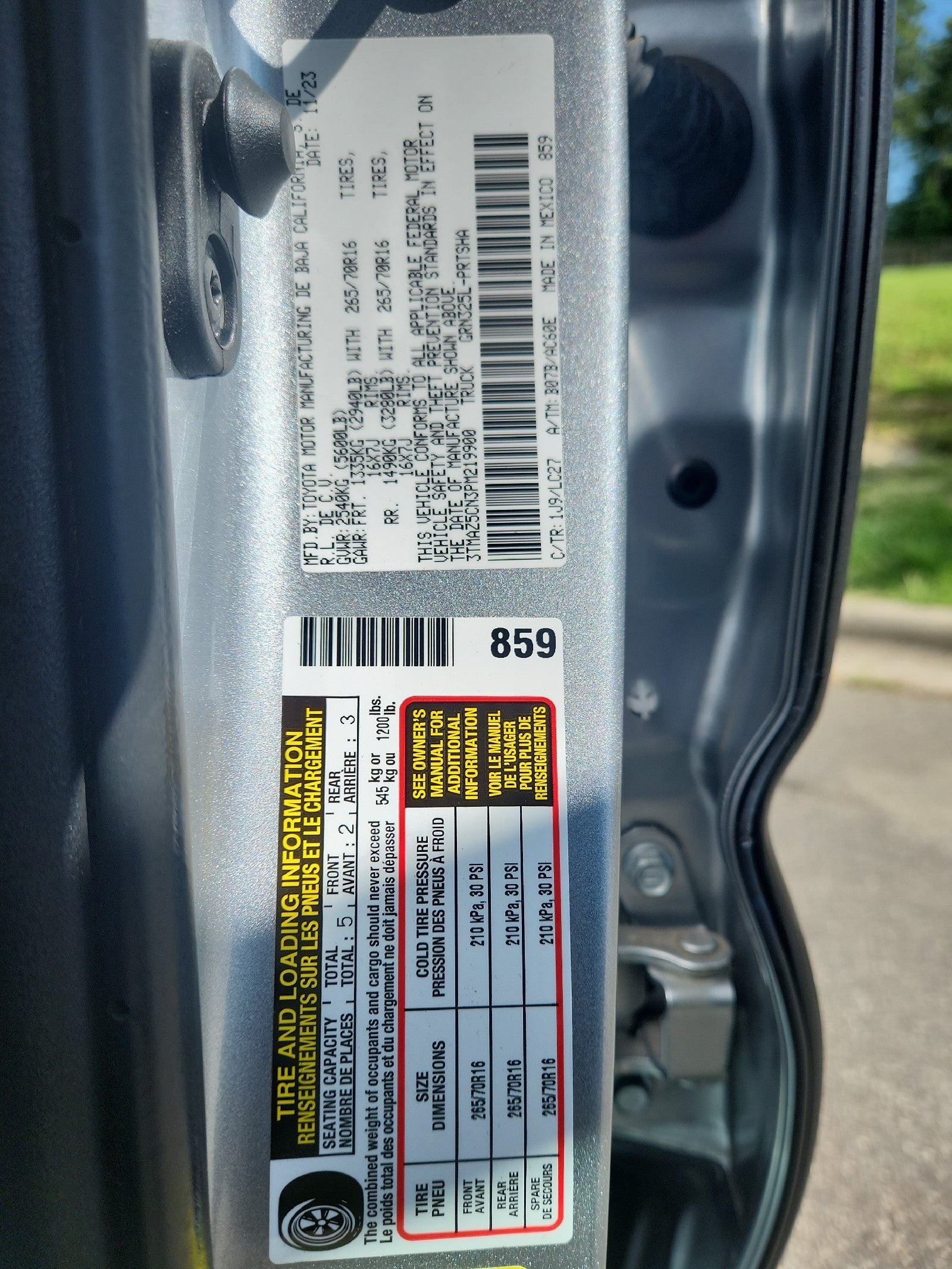 2023 Toyota Tacoma 2WD TRD Off Road