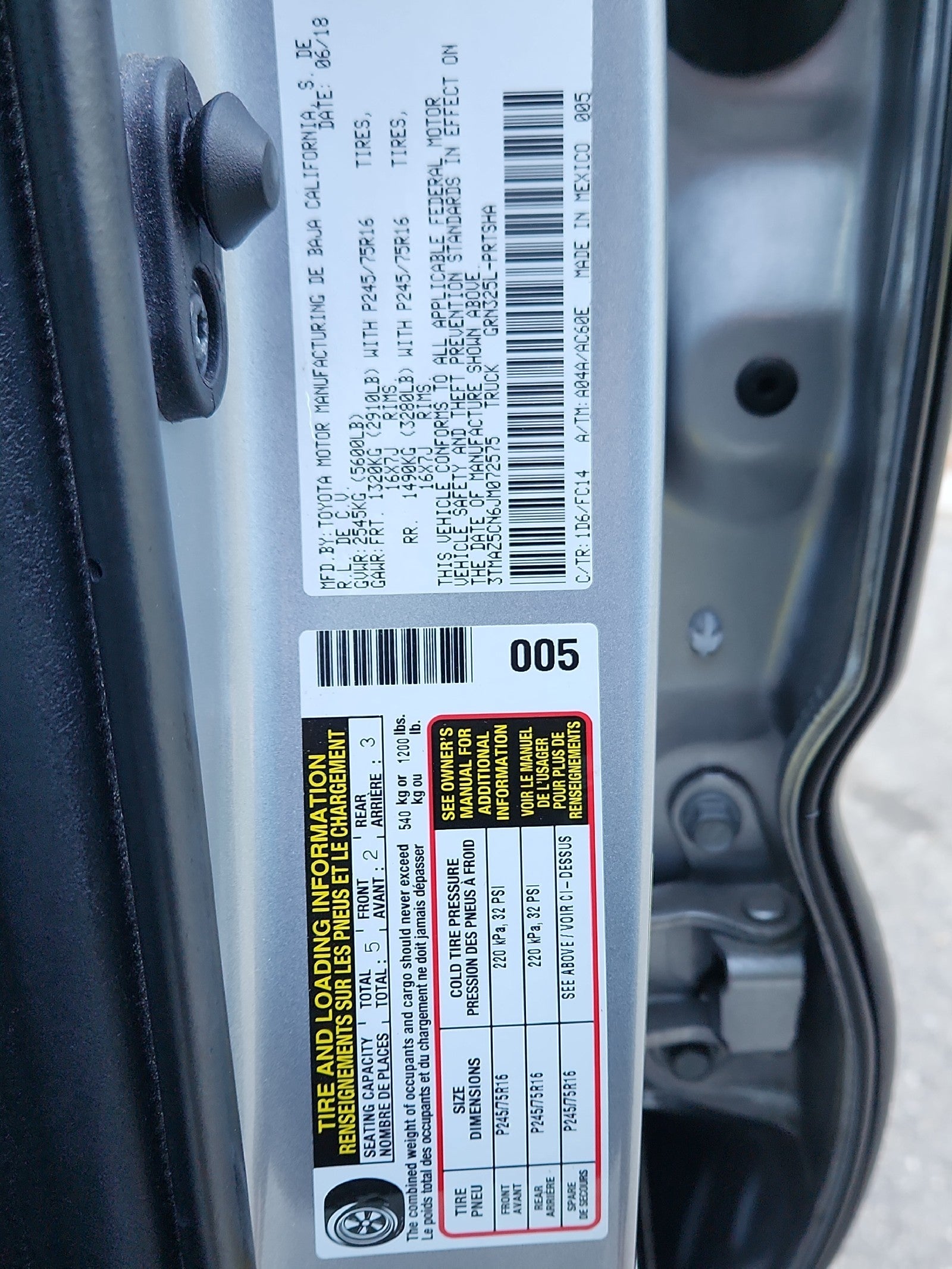 2018 Toyota Tacoma SR5