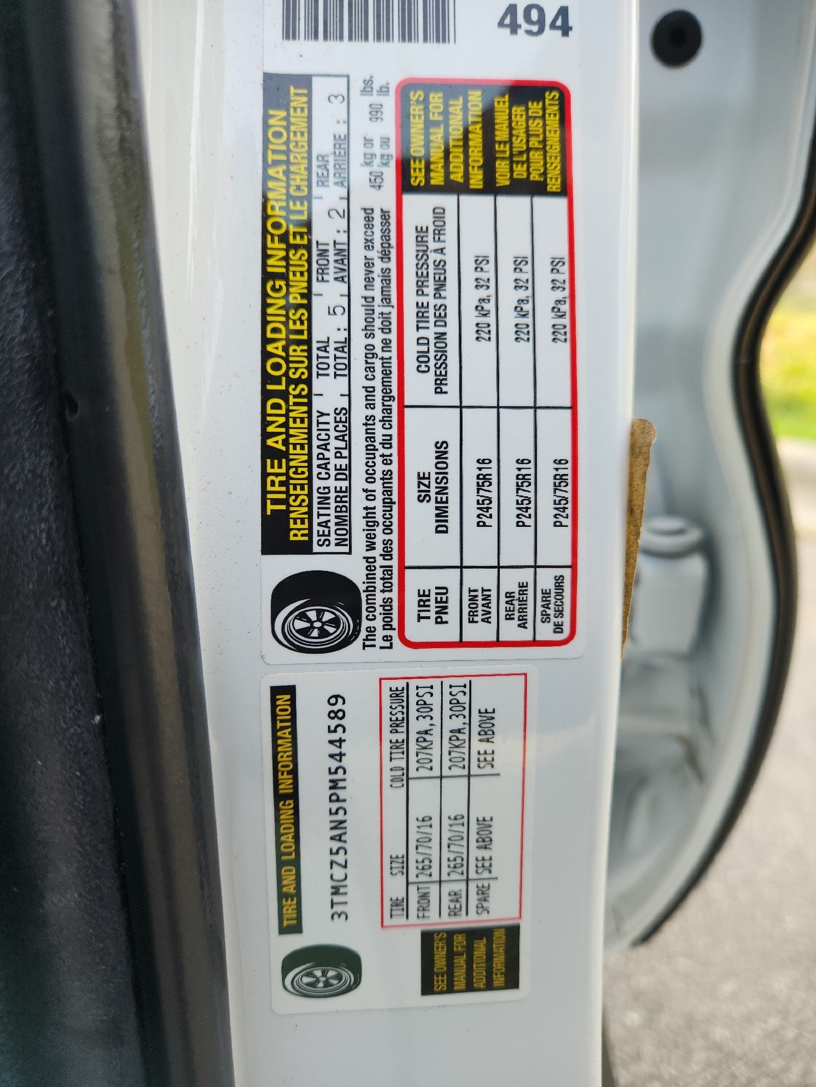 2023 Toyota Tacoma 4WD SR