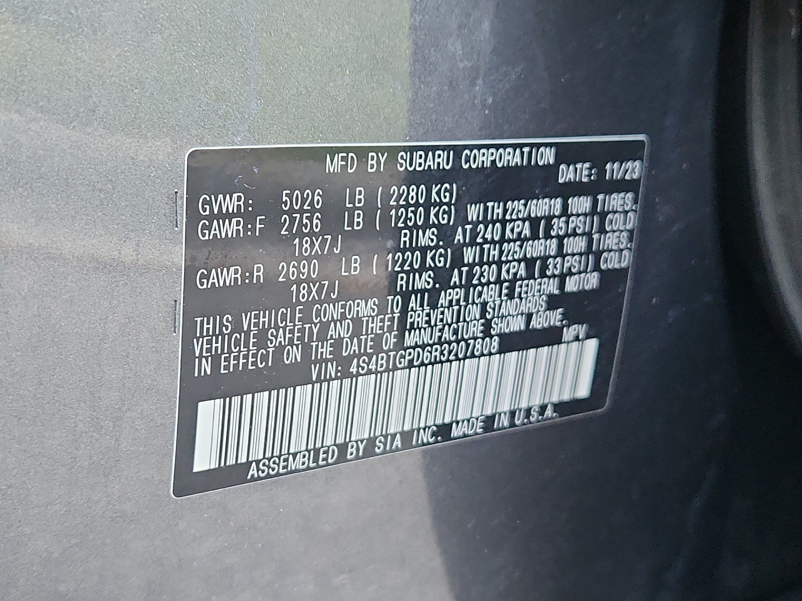 2024 Subaru Outback Touring XT