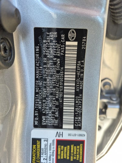2015 Toyota Avalon Hybrid Limited