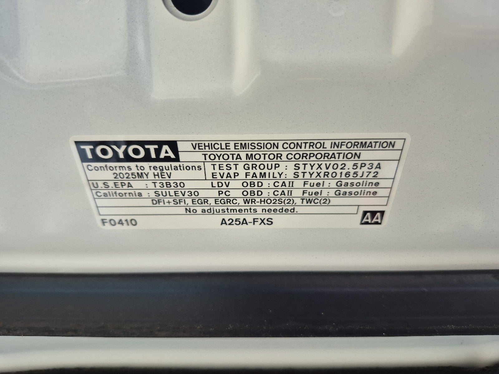 2025 Toyota Camry SE