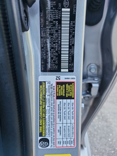 2022 Toyota Camry SE
