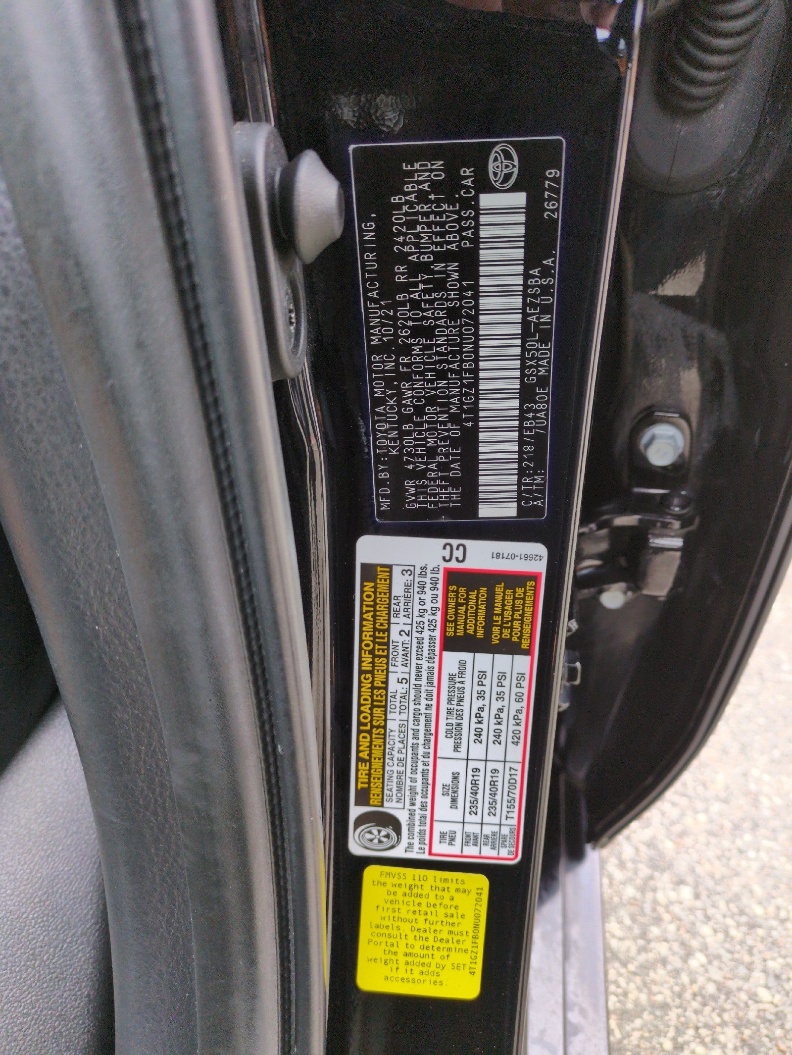 2022 Toyota Avalon Touring