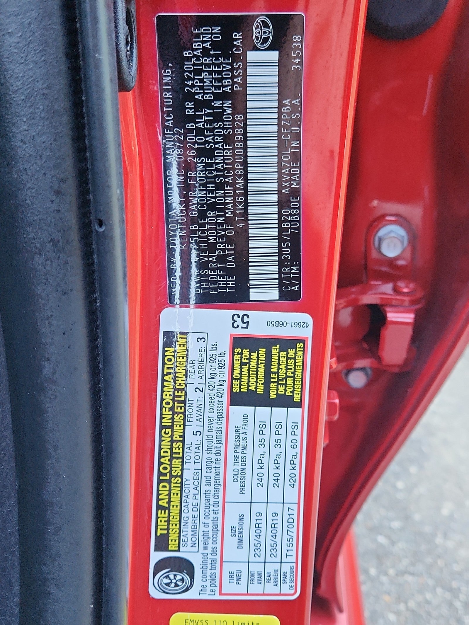 2023 Toyota Camry XSE