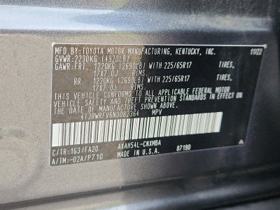 2022 Toyota RAV4 Hybrid XLE