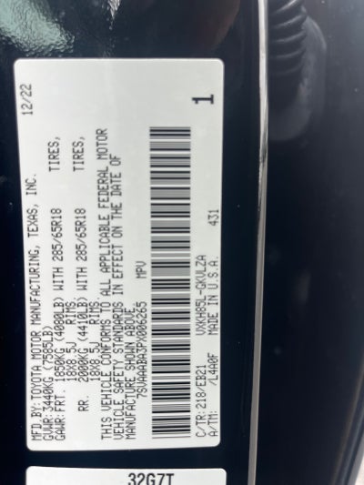 2023 Toyota Sequoia TRD Pro