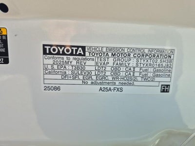 2025 Toyota RAV4 Hybrid LE