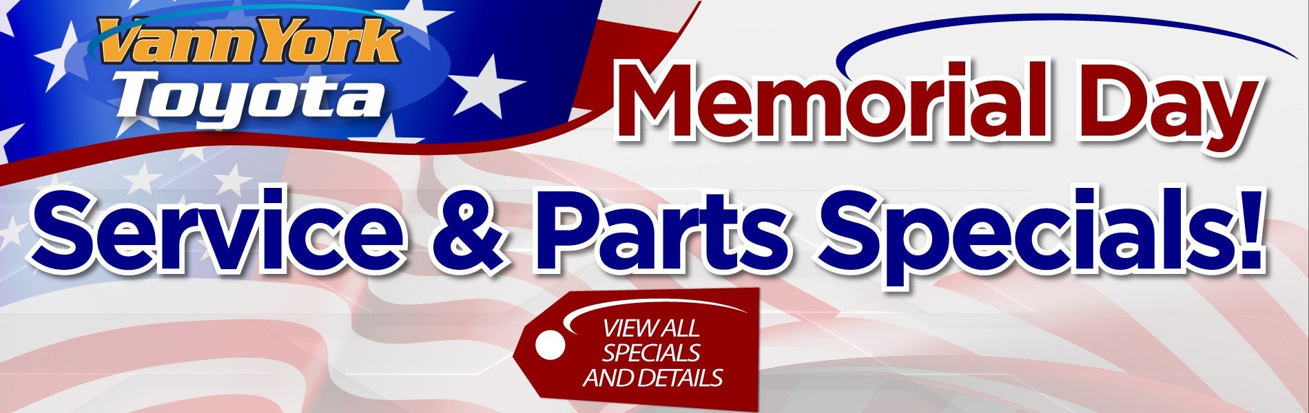 Vann York Toyota Service Specials