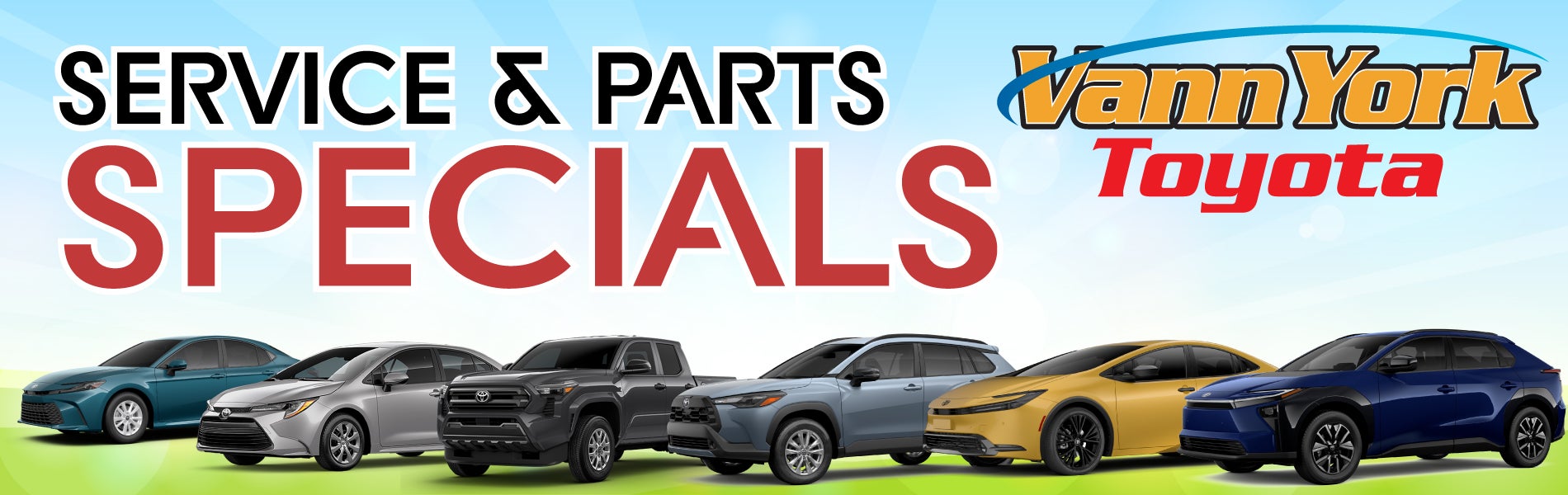 Vann York Toyota Service Specials