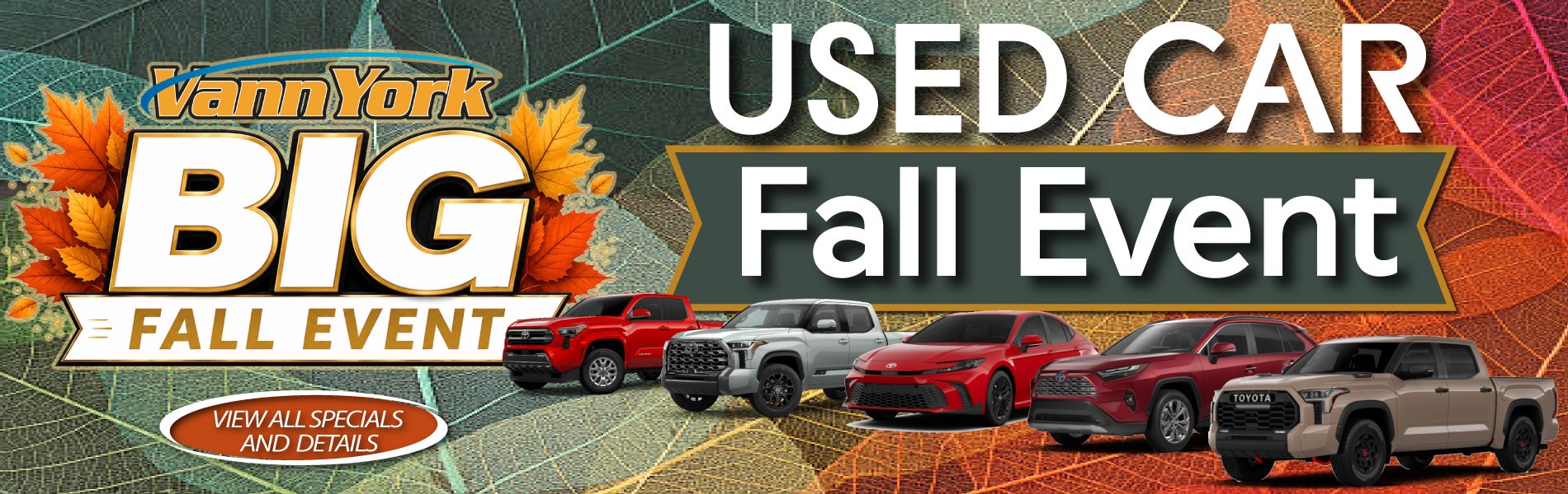 Used Car Fall Event!