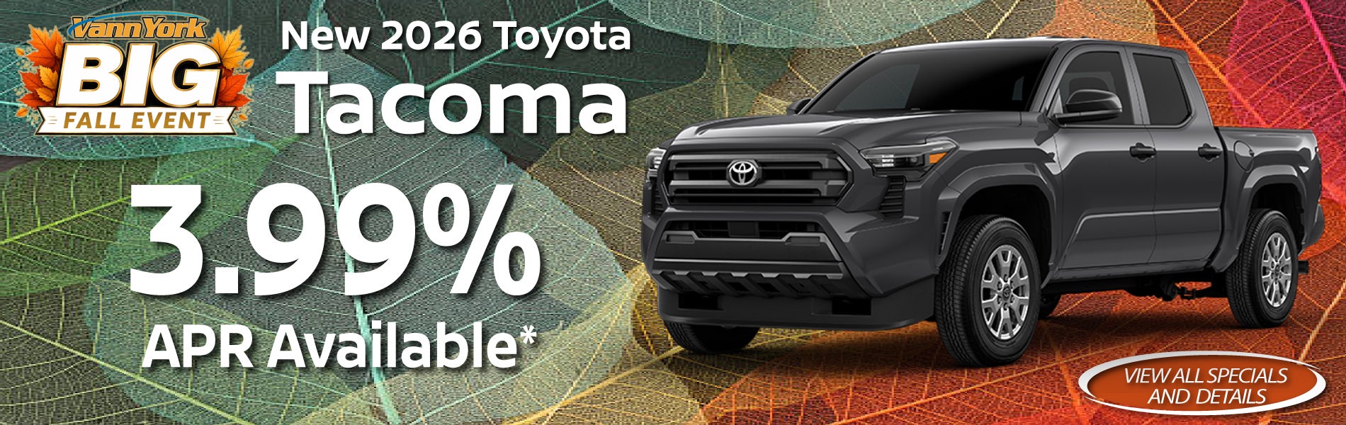 New 2026 Toyota Tacoma Offer