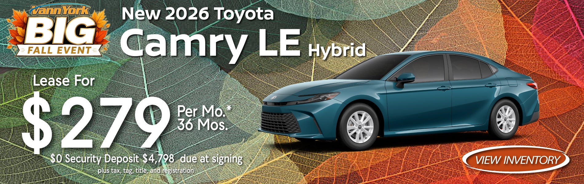 New 2026 Toyota Camry LE