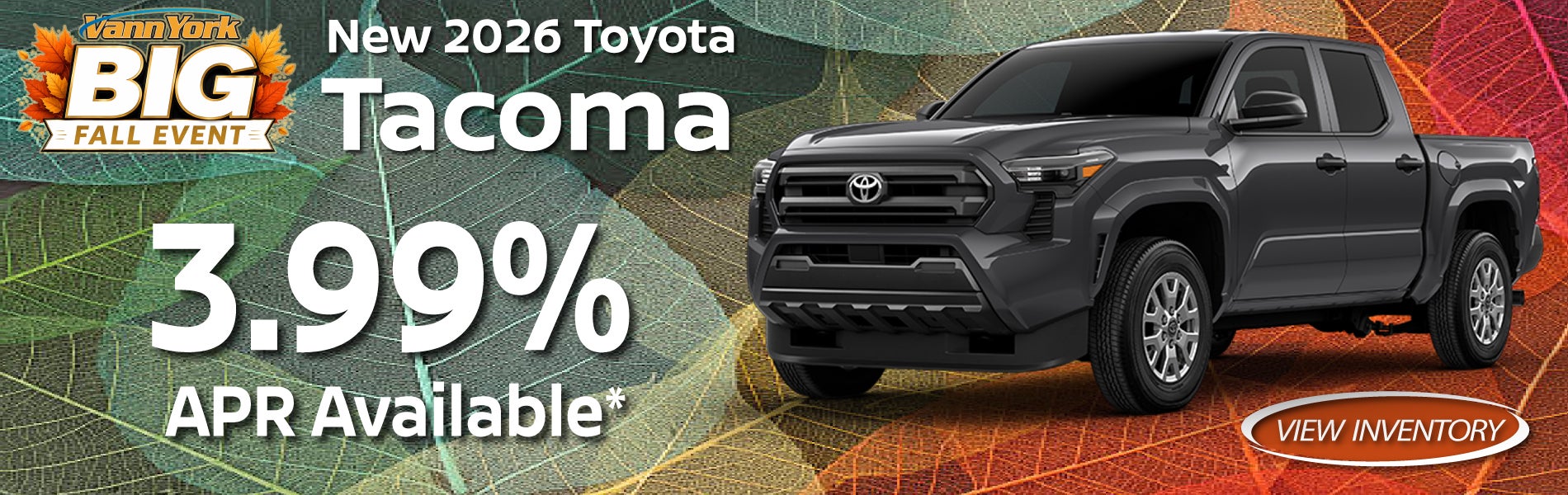 New 2026 Toyota Tacoma