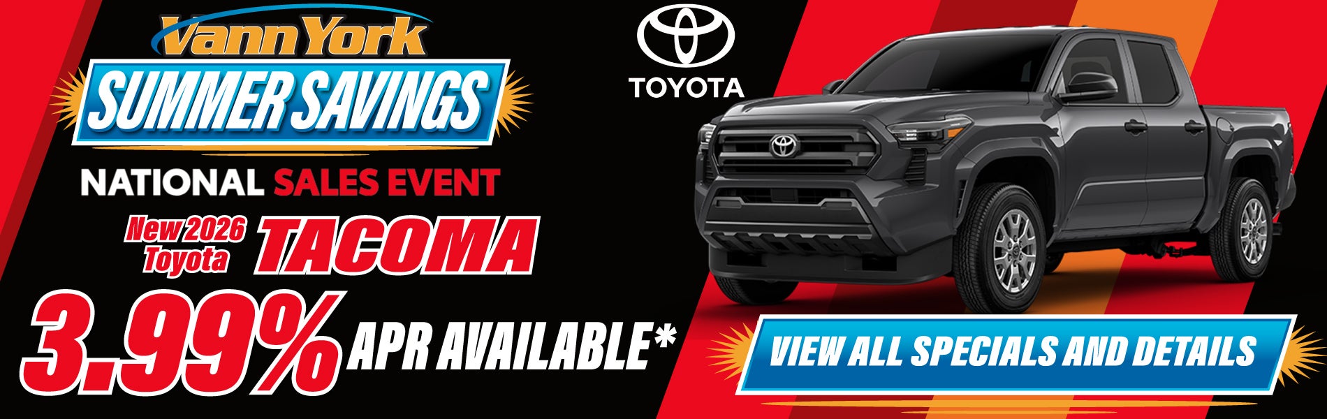 New 2026 Toyota Tacoma Offer