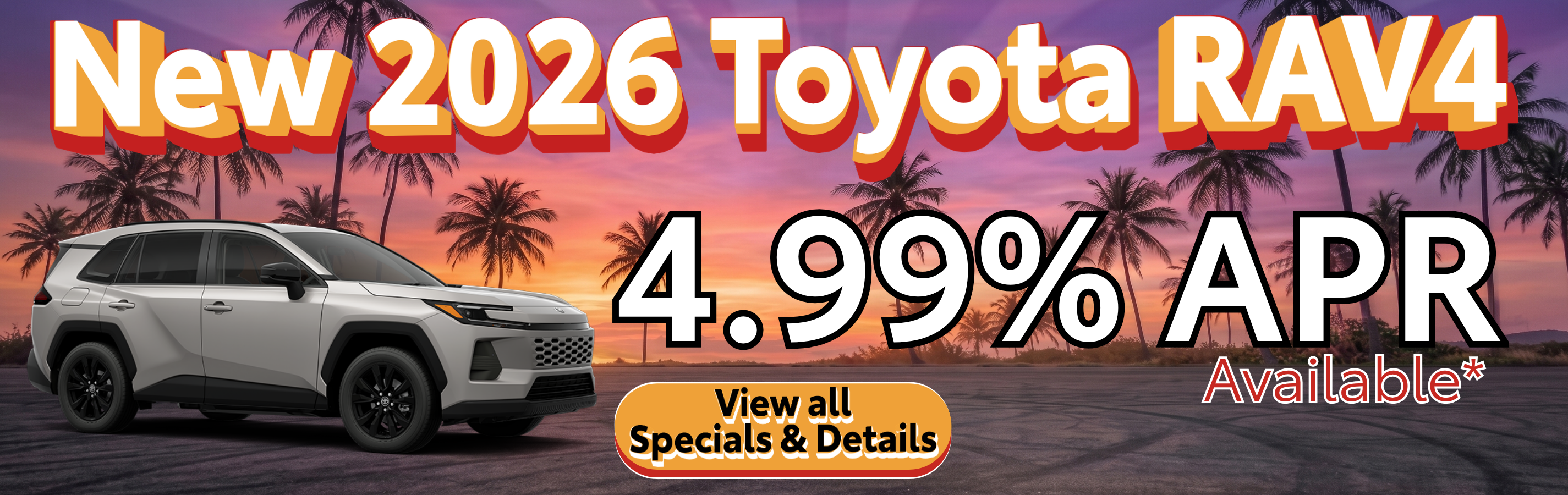 New 2026 RAV4 LE 2.5L FWD Special