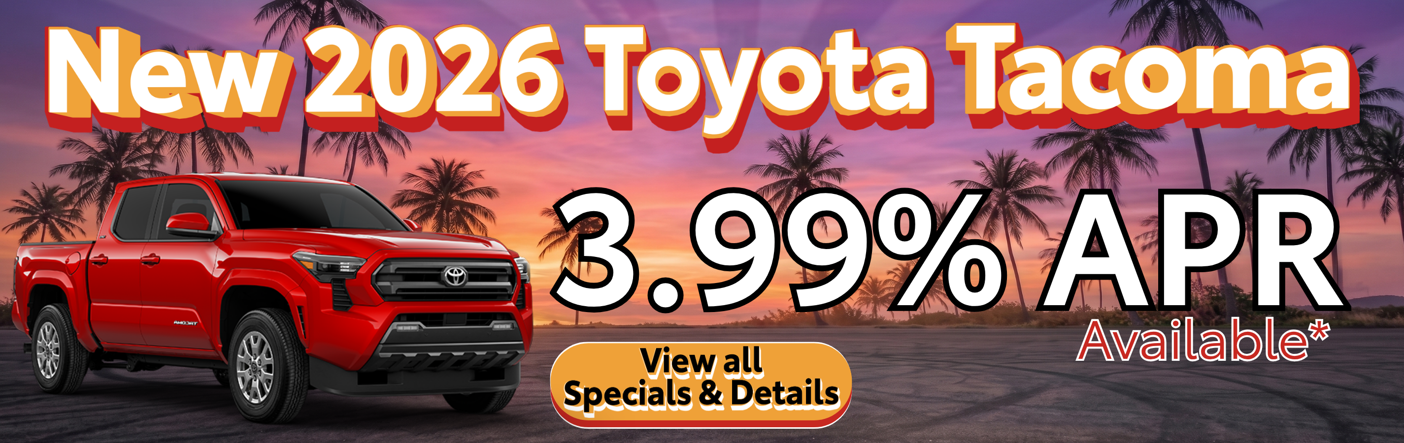 New 2026 Toyota Tacoma Offer