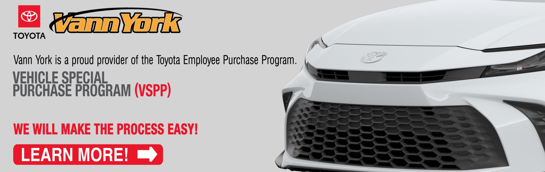 Toyota Vehicle Special Purchase Program