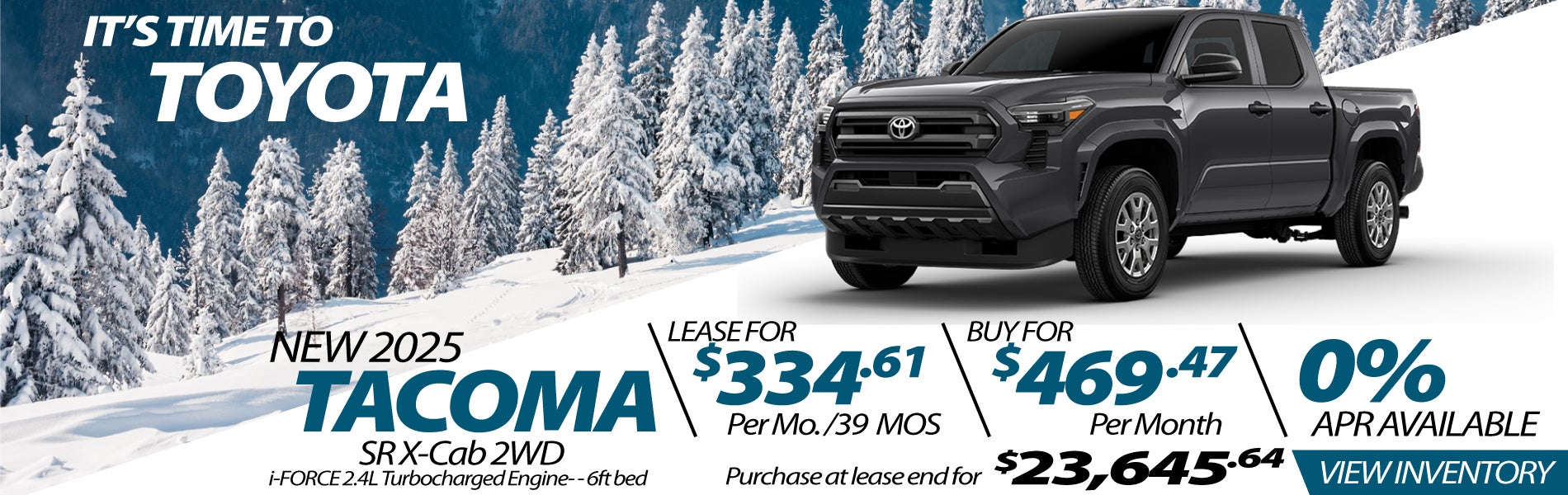 New 2025 Toyota Tacoma