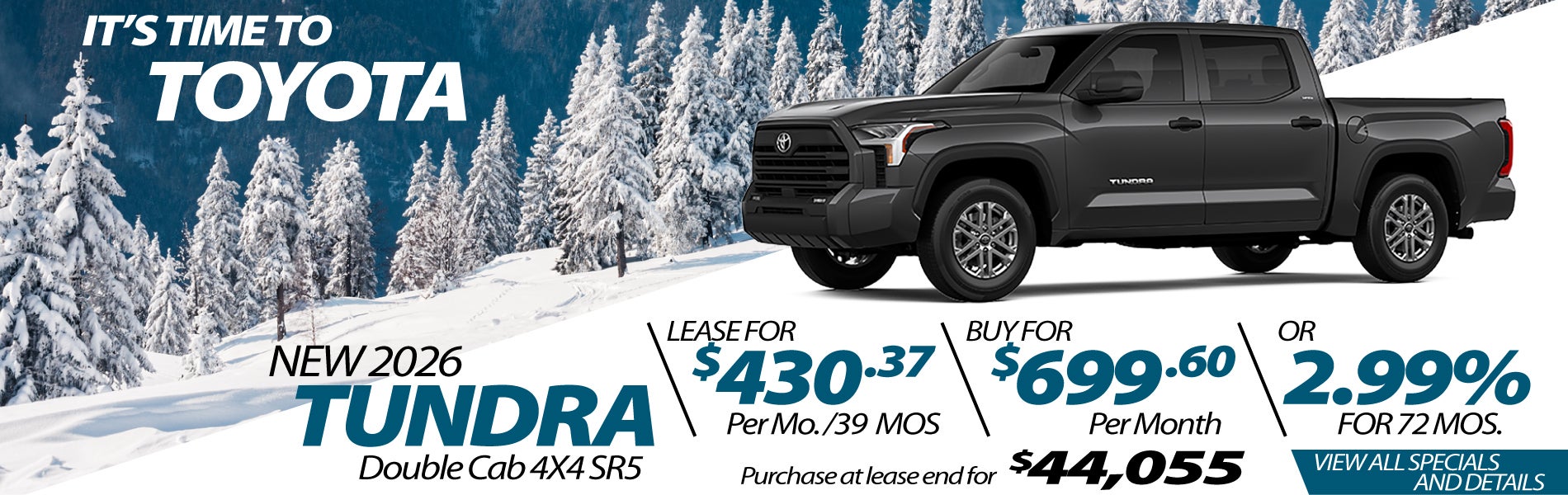 New 2026 Toyota Tundra