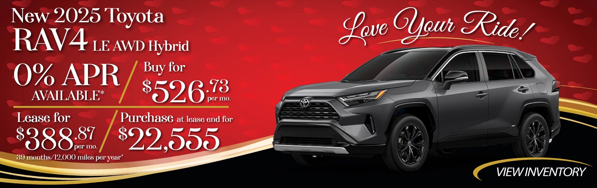 New 2025 RAV4 LE Hybrid