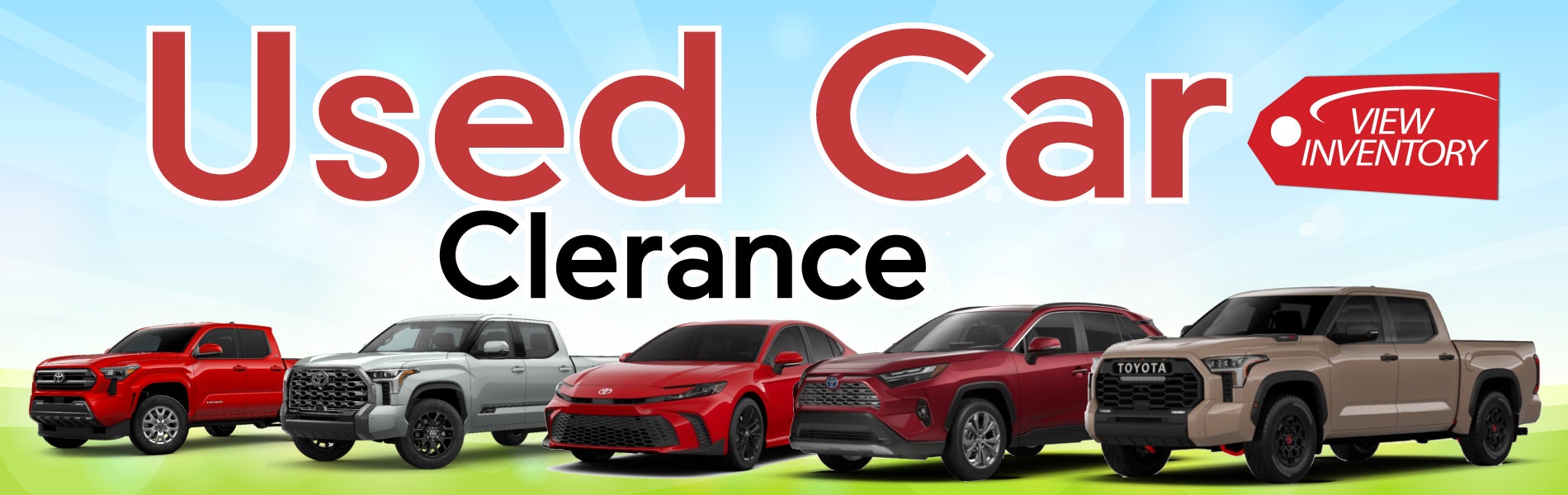 Used Car Clearance!